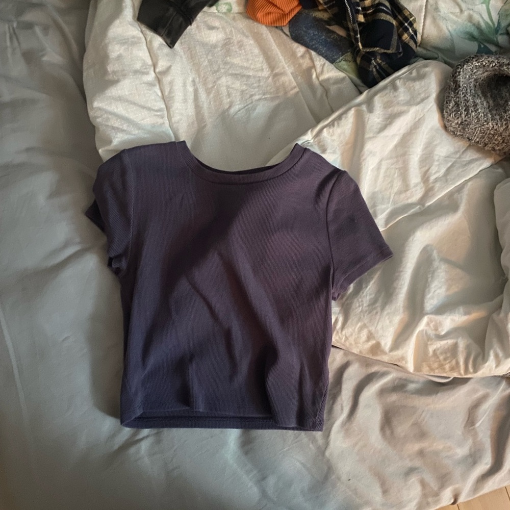Garage Short Sleeve Purple Tee